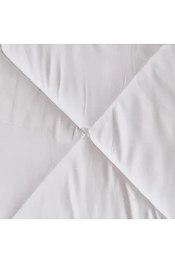 Evidea Soft Single Cotton Microgel Quilt - White - 155X215 cm