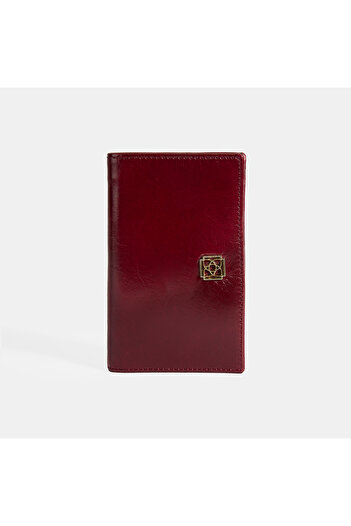 Desa Women's Burgundy Leather Wallet