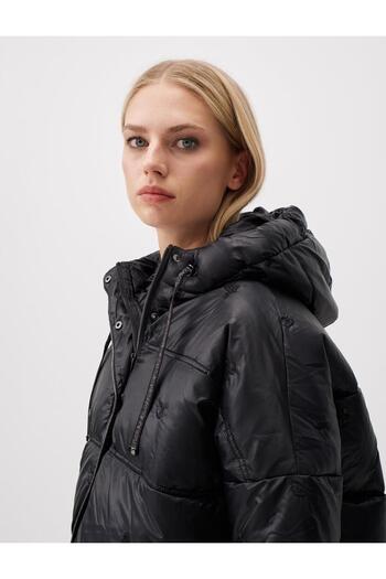 Jimmy Key Hooded Black Puffer Jacket