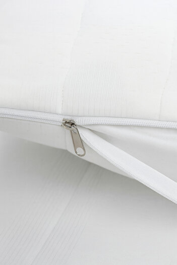 Nart Home Pillow Set Cotton 2-Piece Quilted Pillow Protector White