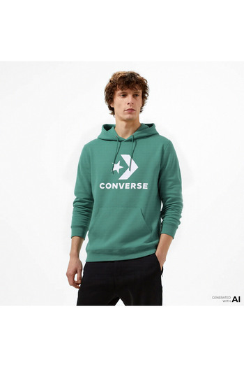 Converse Go To Pullover Unisex Yeşil Hoodie