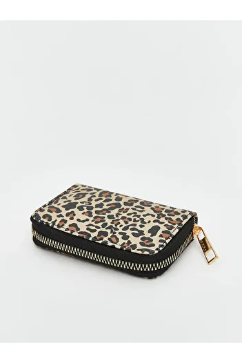 LC Waikiki Lcw Eco Leopard Patterned Women's Wallet (S5)
