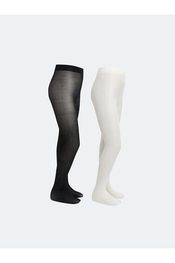 LC Waikiki Girl's Glitter Thin Pantyhose 2-Piece (S5)