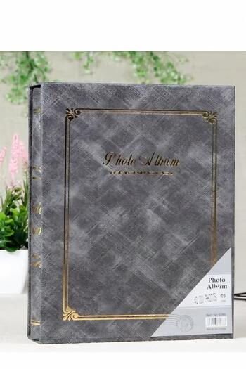 Generic 200 Pocket Foil Photo Album, Can Hold 6 Inch Photos, Portable Photo Album
