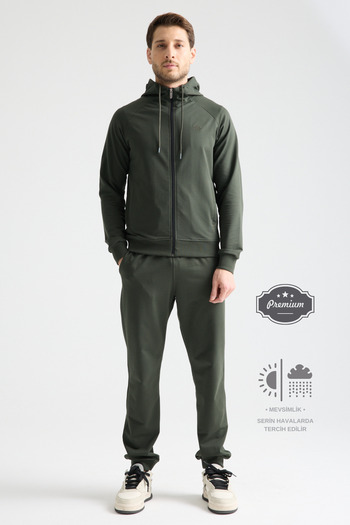 Shooter Sportswear Σετ ανδρικής φόρμας Elite Class Εποχιακή Άνετη Εφαρμογή με Κουκούλα και Μανσέτες