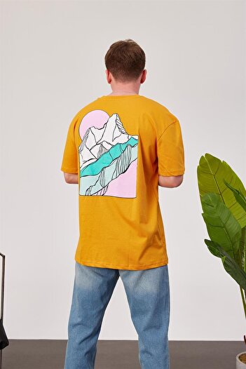 NOMARC Ανδρικό μπλουζάκι Ice Mountain Orange