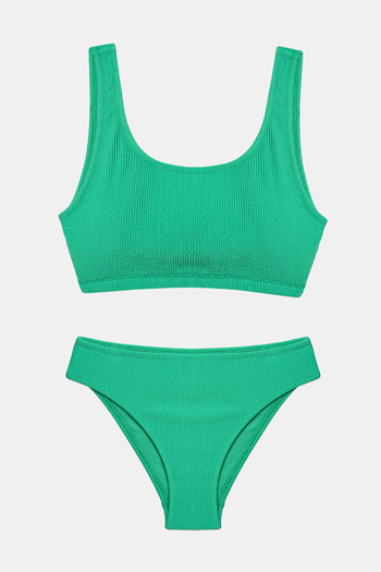 Penti Young Girl Green Basic Halter Bikini Set