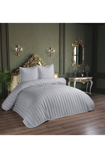 Faiend Water and Stain Resistant Double Sided Usable Microfiber Double Bed Cover Set