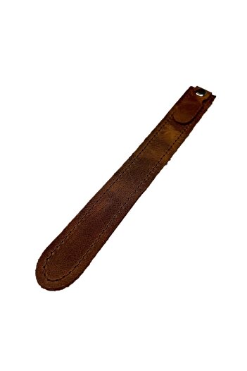 natderi Genuine Leather Bookmark – Tan Color – Stylish and Durable Design