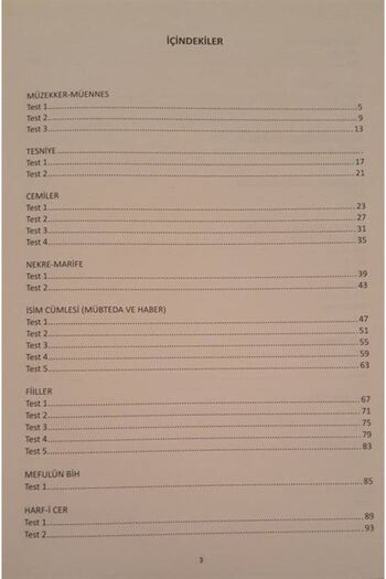 Cantaş Yayınları Arabic Grammar Test Method Exam Preparation - Nahiv