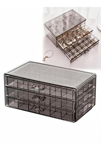 Generic Multi-functional Jewelry Storage Boxes And Organizers For Women Girls Velvet Flannelette