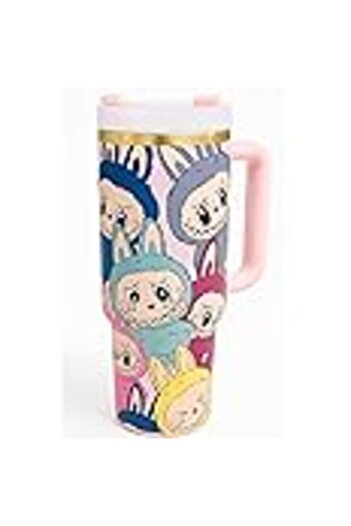 Generic Limited Edition - IceFlow Quencher H2.0 Tumbler, 40 oz, Pink Cartoon Design, Insulated Stainless Ste