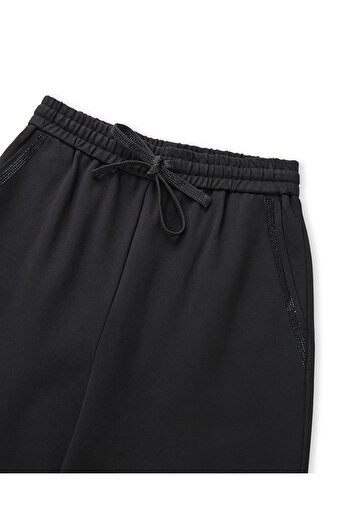 İpekyol Hotfix baskılı wide leg pantolon