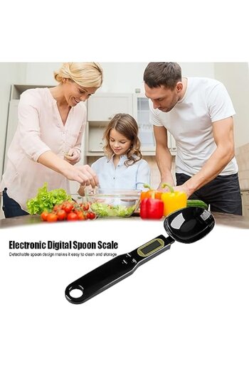 Jenuos Digital Kitchen Spoon Scale JENUOS®, LCD Display, 500 g/0.1 g