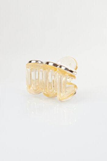 Fulla Moda Small Latch Buckle with Pearlescent Stone