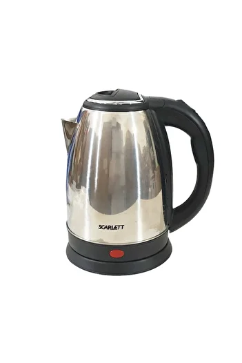 SCARLETT Cana Fierbator Scarlett 1500 W, 2 L, Oprire automata, Inox/Negru
