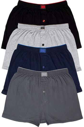 Tutku Socks with a Gift "4-Piece Opportunity Product! Men's Combed Cotton Towel Waist Boxer" Mixed Color from Authentic Seller