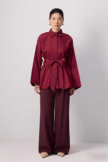 Touché Privé Belt Shirt Collar Tunic