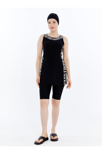 Ranuna Pool Swimsuit - Black - White - Ranuna