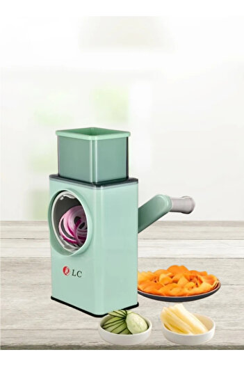 DLC Multifunctional manual vegetable and fruit slicer multi color 25 cm