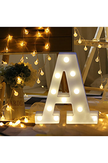 Generic Eye-catching, hanging, battery-operated, A-shaped LED lamp, white