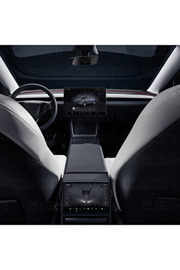 ael-tech Tesla Model Y Juniper 2025 15.4 Inch Navigation and Rear Passenger Screen Compatible Nano Protector Set of 2