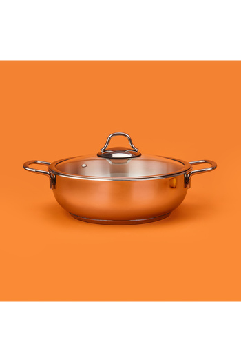 Masterchef Stainless Steel Carnivore Pot - Gray - 24 cm