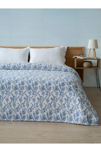 MYLASA HOME Quality Printed Double Pique Bedspread -Cotton,Summer Piques 200X240 cm