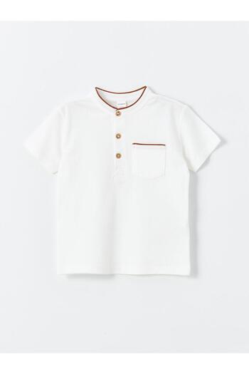 LC Waikiki Judge Collar Short Sleeve Baby Boys T-Shirt and Shorts 2-Piece Set (S4)