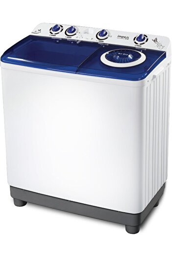 İMPEX Impex 12 Kg Semi-Automatic Top Loading Washing Machine, Handwash Design, Air Turbo Dry, Collar Scrub