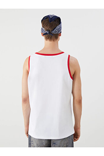 LC Waikiki Xside Ecru Crew Neck Men's Sleeveless T-Shirt