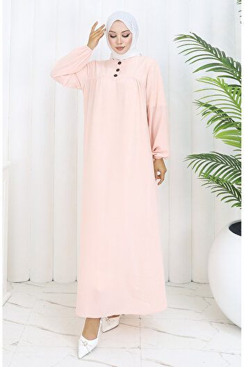 sefamerve Robalı dress 4109-01 powder