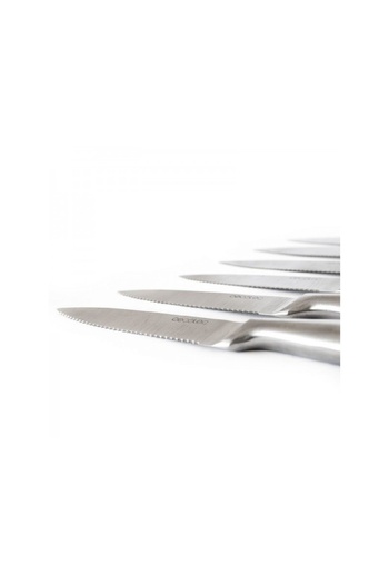 CECOTEC Meat knife set, professional model, 6 pieces, stainless steel