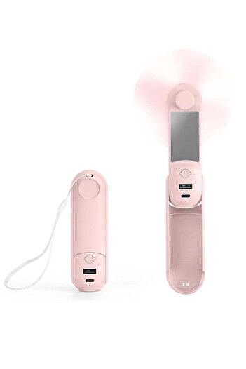 Generic OUYoo Handheld Portable Fan, 5 in 1 Mini Fan, USB Rechargeable Pocket Small Fan, Power Bank, Flashli