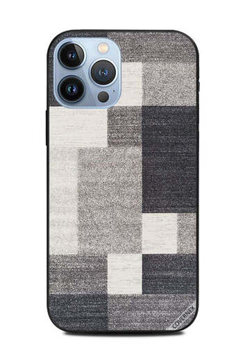 Covernex Protective Case Cover For Apple iPhone 13 Pro Max Grey Carpet Pattern