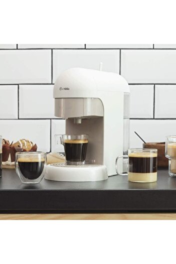 CECOTEC Espressor, Cecotec Capricciosa White, 1100W, 19 bar