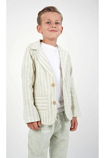 Mc Emirix Kids Wear 3-Piece Jacket Sports Suit Filament Striped
