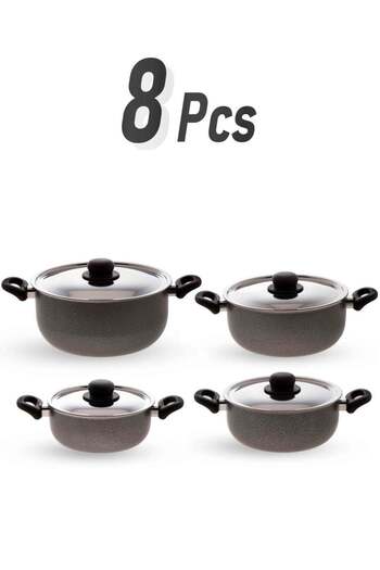 Dania 8-piece Italian-made granite cookware set