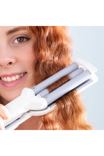 InnovaGoods InnovaGoods Wavio 55 W ceramic hair straightener white-gray