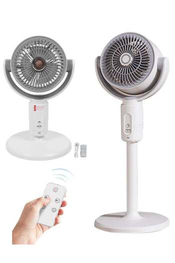 Yuwell Silent Tower Fan Remote Control Powerful Fan 360 Circulation Quiet Powerful Floor Fan Smart