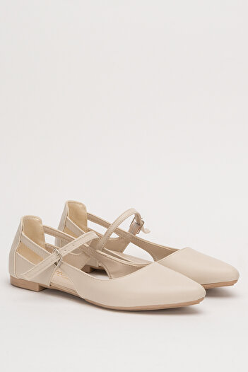Freemax Women's Summer Comfortable Helmeted Pointed Toe Ballerina Shoes Freemax.2024.052 Skin