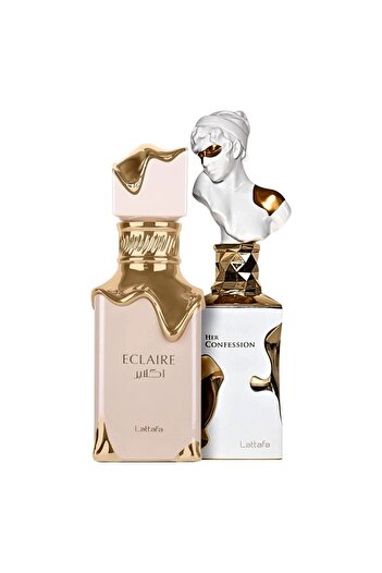 lattafa Pack of 2 best-selling perfumes, Lattafa Eclaire 100 ml and Lattafa Her Confession 100 ml