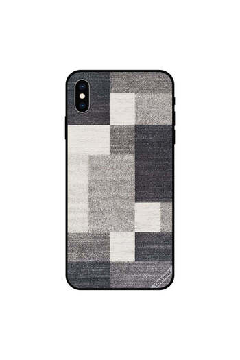 Covernex iPhone X Case Cover Grey Carpet Pattern