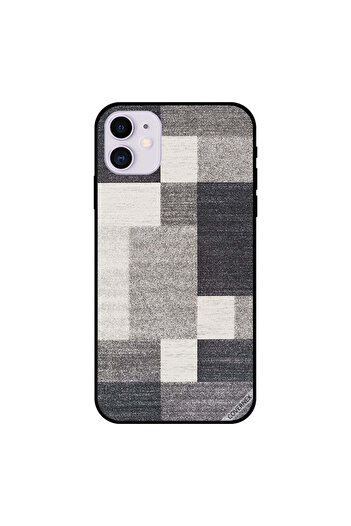 Covernex iPhone 11 Case Cover Grey Carpet Pattern