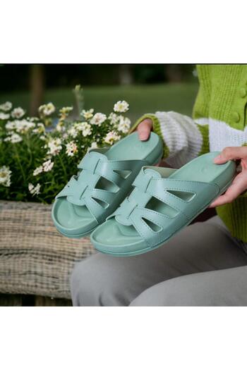 MULEX Women's Extra Comfortable Non-Slip Sole Orthopedic Supported Daily Slippers
