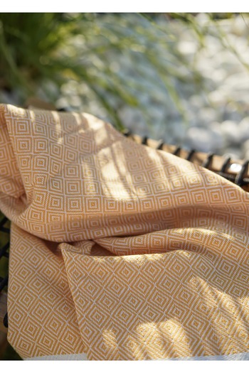 Destiva Home Natural Cotton Diamond Peshtemal Bath Towel Turkish Towel Bathhouse Beach Towel