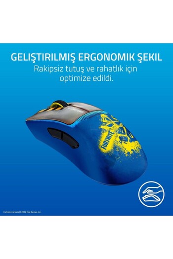 RAZER Razer DeathAdder V3 Pro Fortnite Edition Kablosuz Espor Oyun Faresi FocusPro 30K DPI Gen-3