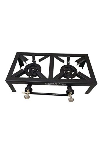 Generic 2 Burner Gas Stove with Table Top 535 Black