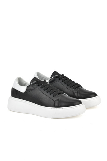Ziya , Women's Genuine Leather Sneaker 1531050Z26802370K Black