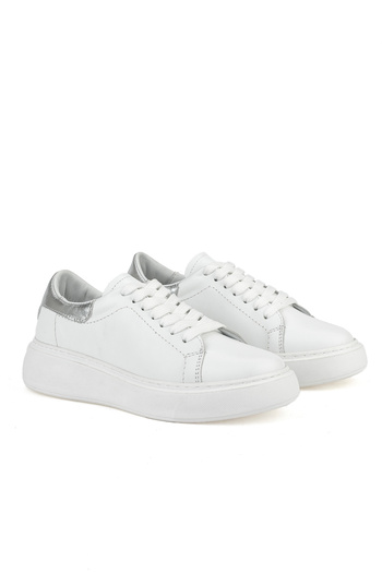 Ziya , Women's Genuine Leather Sneaker 1531050Z26802370K White